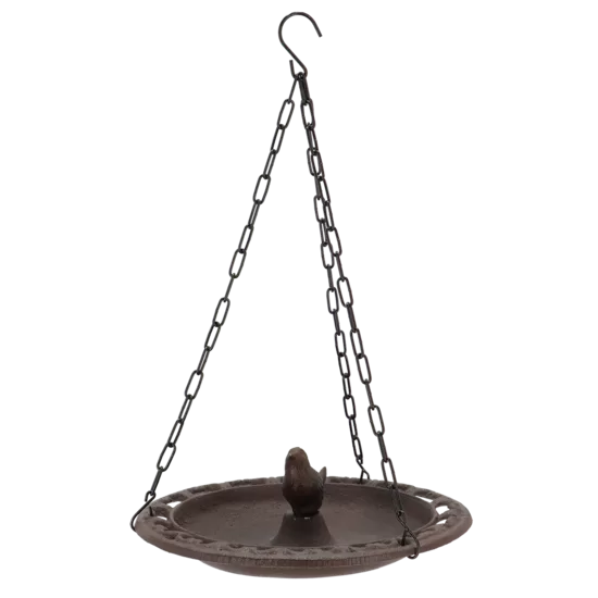 Iekarināma čuguna putnu dzirdinātava 'Viens putns'